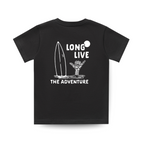 LONG LIVE THE ADVENTURE TEE - BLACK