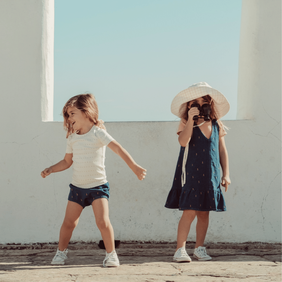 The Denim Dress - Mini Tulip