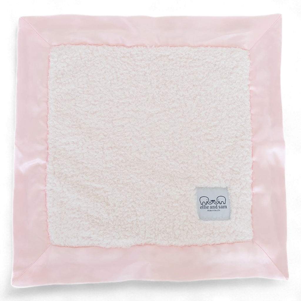 Classic Satin Border Lovey - Pink