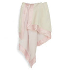 Luxury Duo Satin Border Blanket - Pink/Ivory