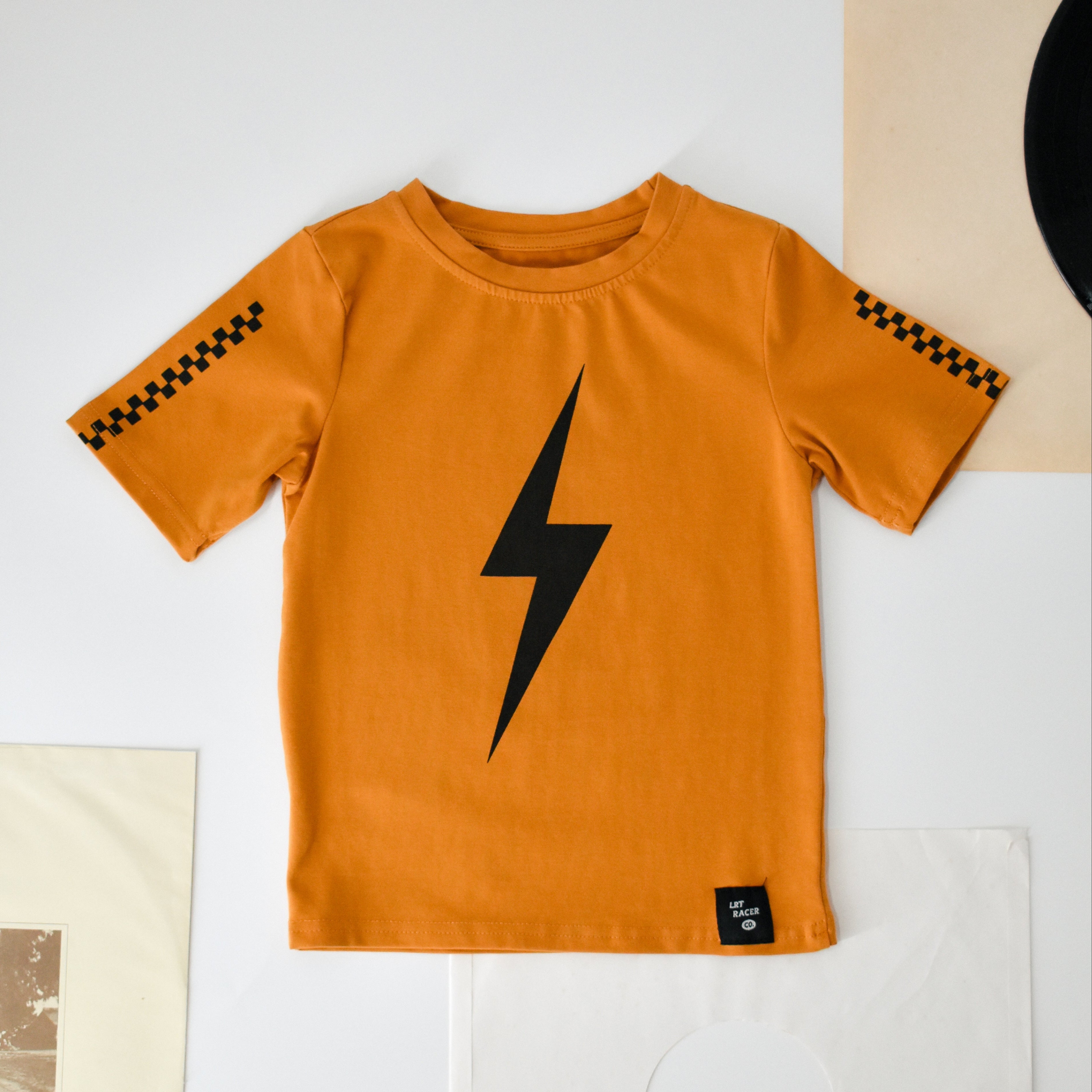 LIMITED EDITION SPARK SHORT SLEEVE RACER TEE - RUST