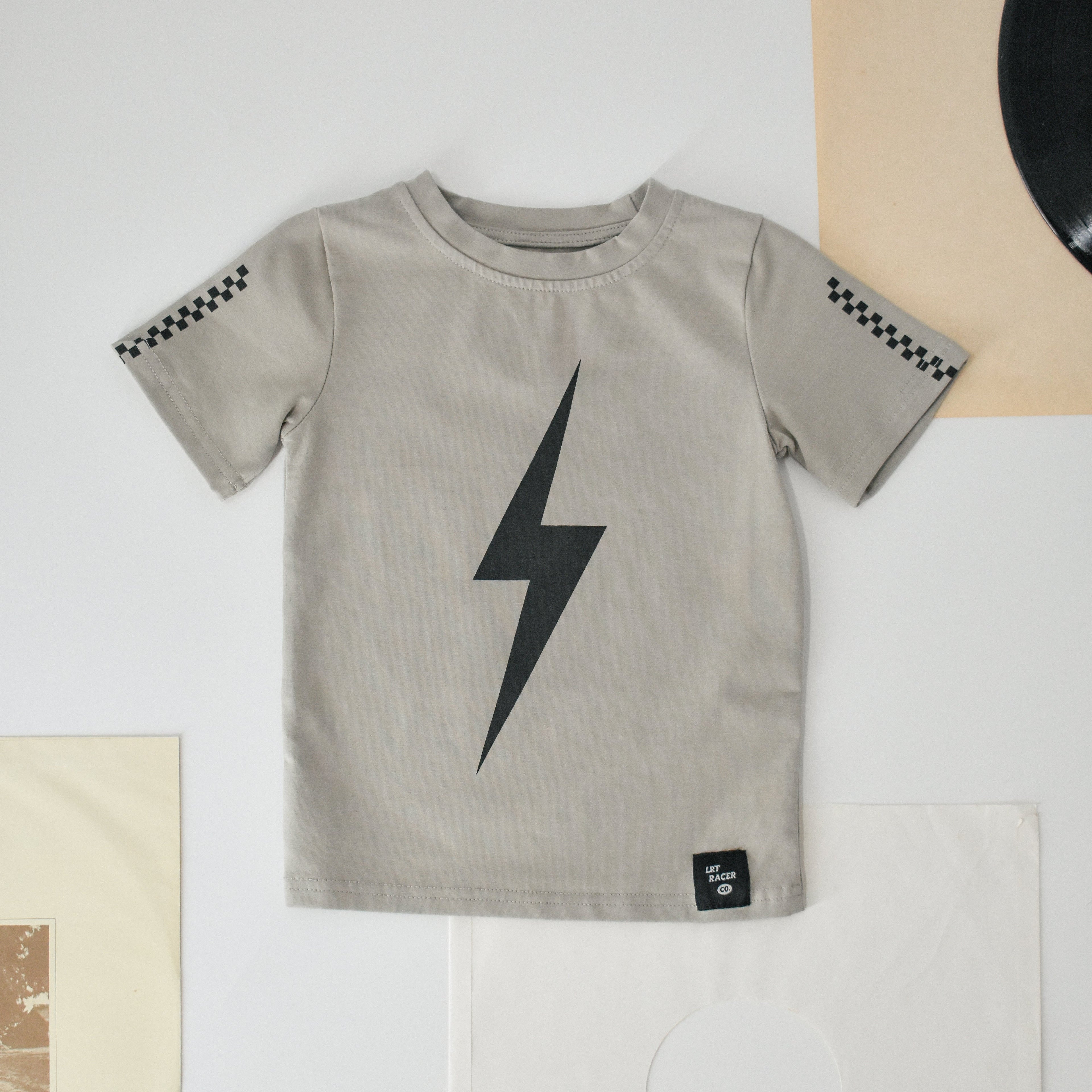 LIMITED EDITION SPARK SHORT SLEEVE RACER TEE - VINTAGE GRAY