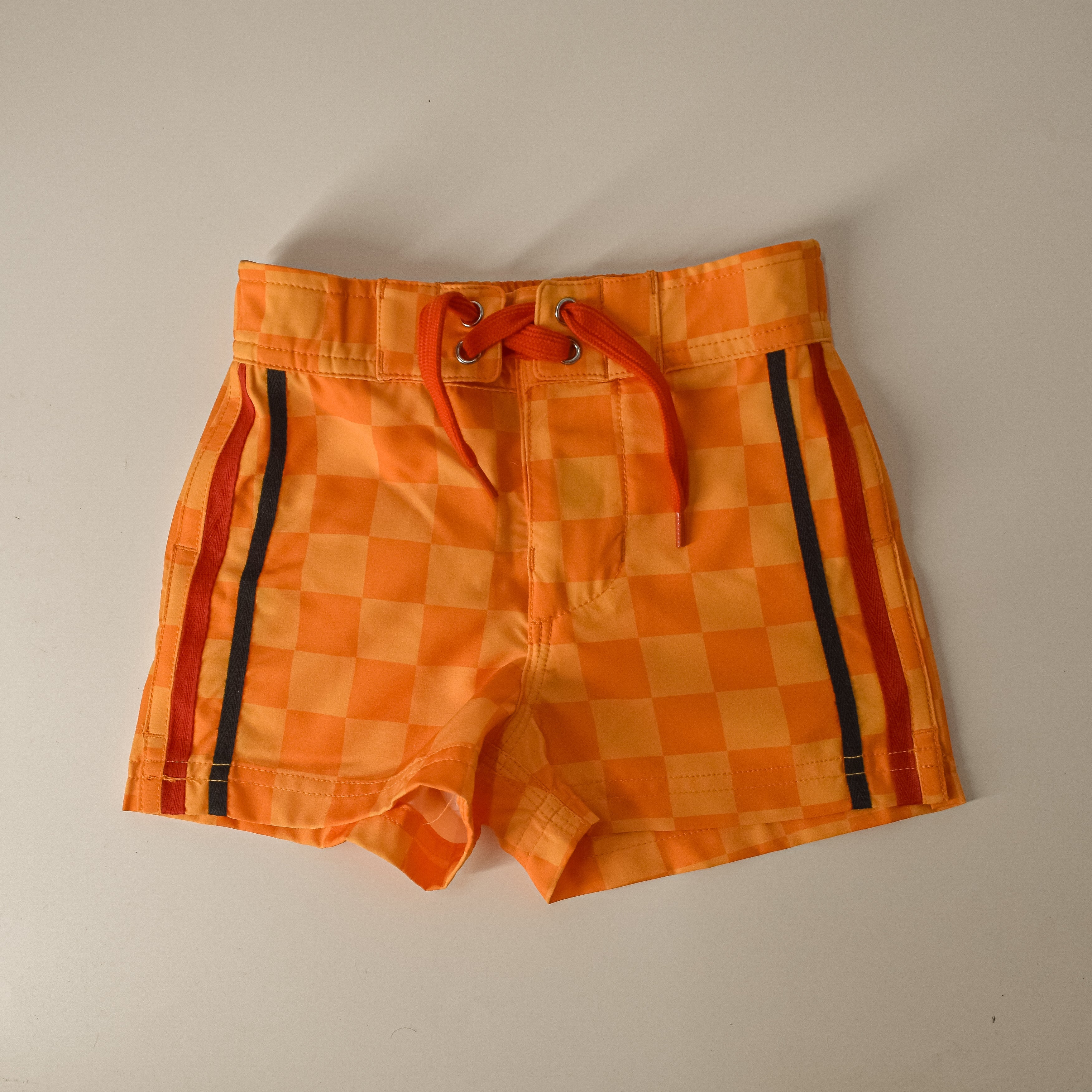 RETRO-WAVE HYBRID BOARD SHORT - YELLOW