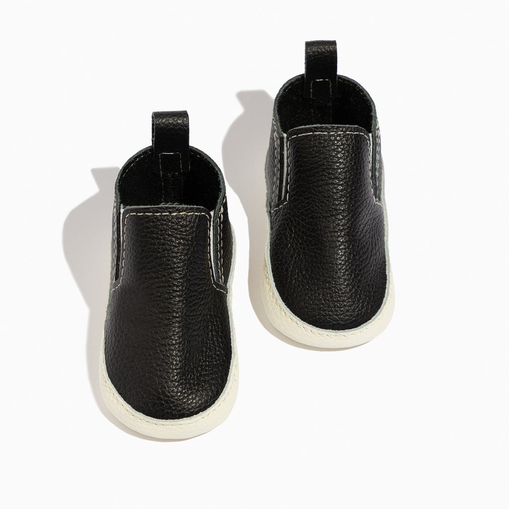 Ebony Slip On Baby Shoe