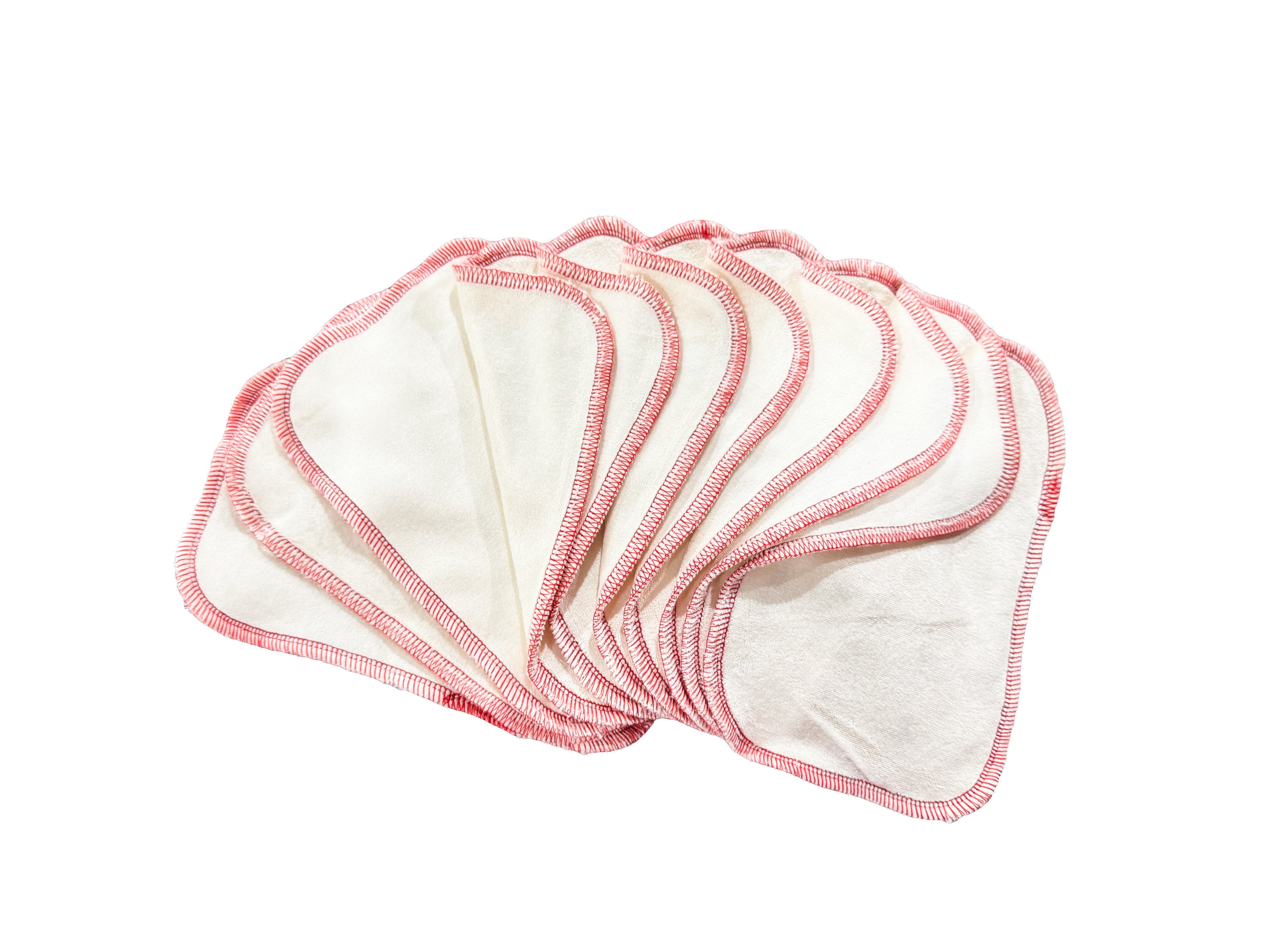 Organic Bamboo Velour Wipes - 10-pack
