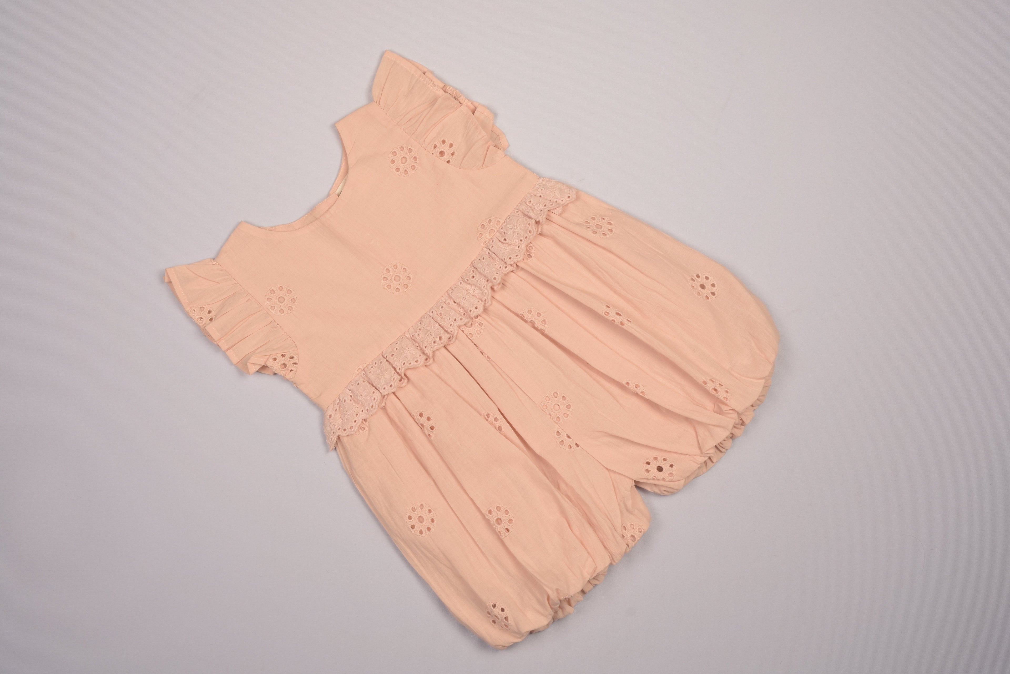 Embroidered Schiffli Romper