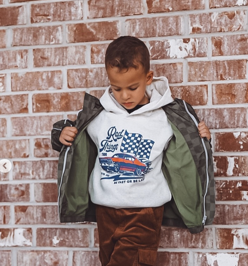 RAD THINGS 500 HOODIE - VINTAGE CREAM