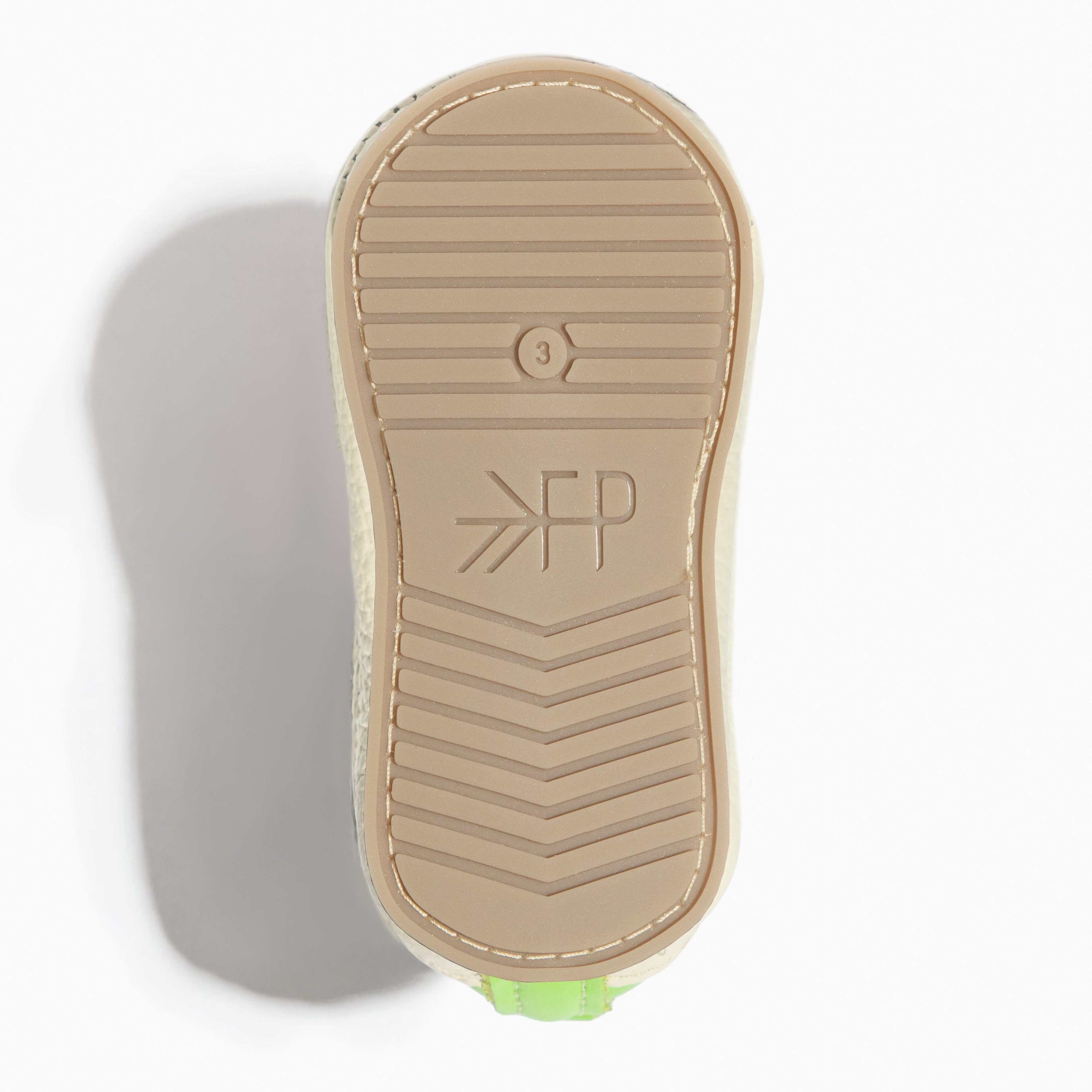 Lime Slip On Baby Shoe