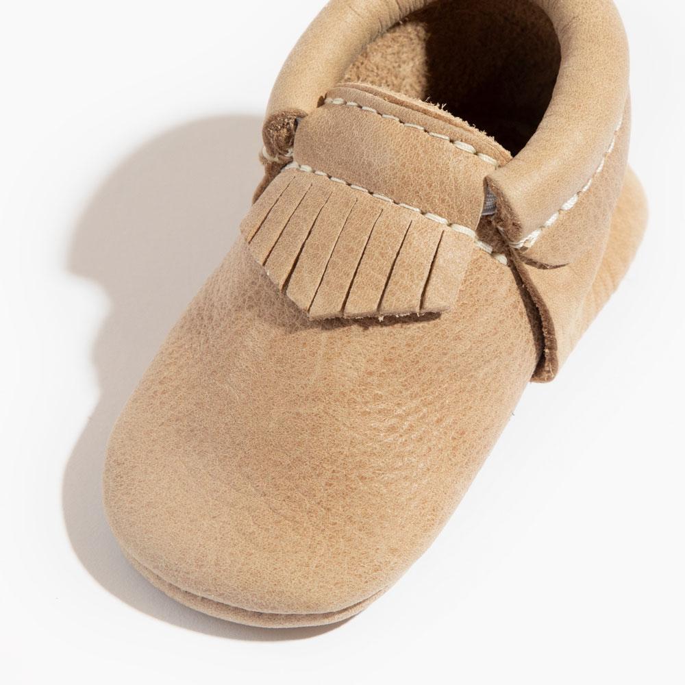 Weathered Brown City Baby Shoe